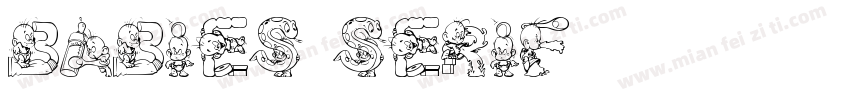 babies serif字体转换